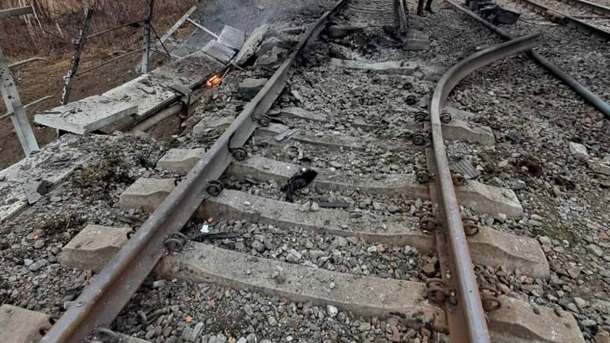 Russian strike on railway infrastructure kills employee, damages station in Odesa region