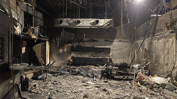 Woman jailed for lighting fire that gutted Karrakatta Cemetery chapel