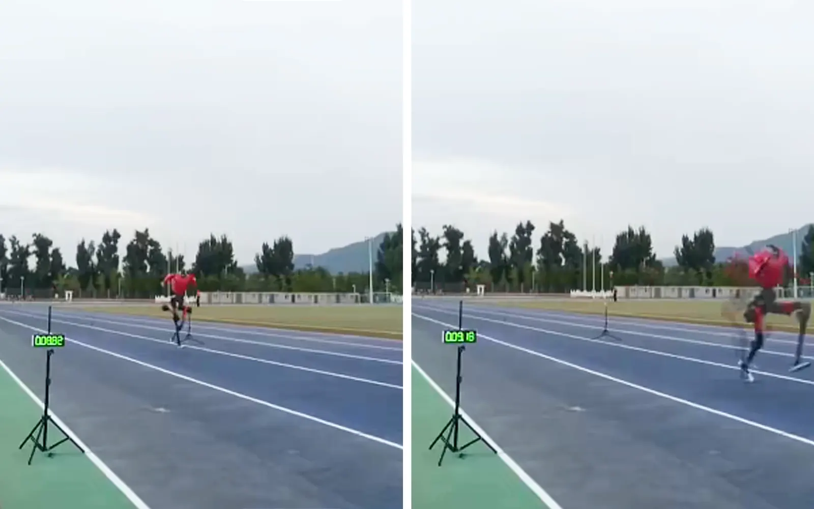 Chinese robot beats Usain Bolt’s 100m world record time