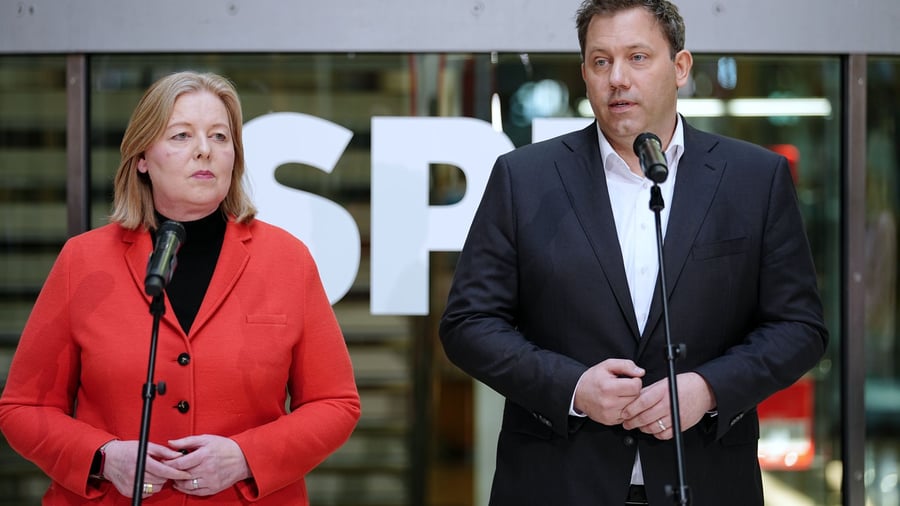Rumblings in the SPD: Are Bärbel Bas and Lars Klingbeil in danger?