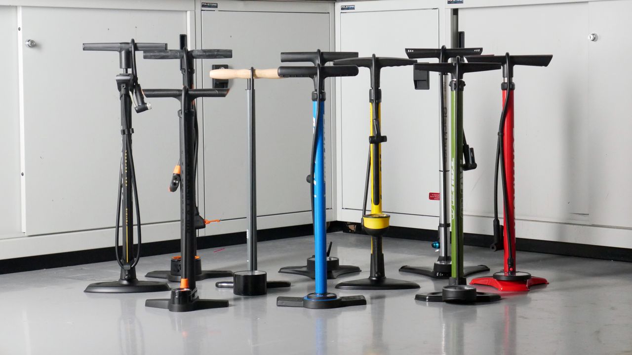 Best bike floor pump 2026: workshop stalwart, or just nostalgia? I tested 10 pumps that don't require a USB-C to inflate your tyres