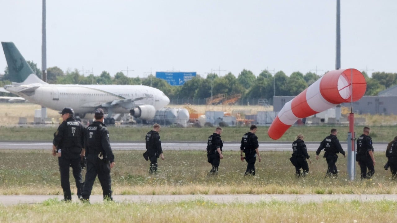 Bus driver kicked explosive drone out of the air at German airport