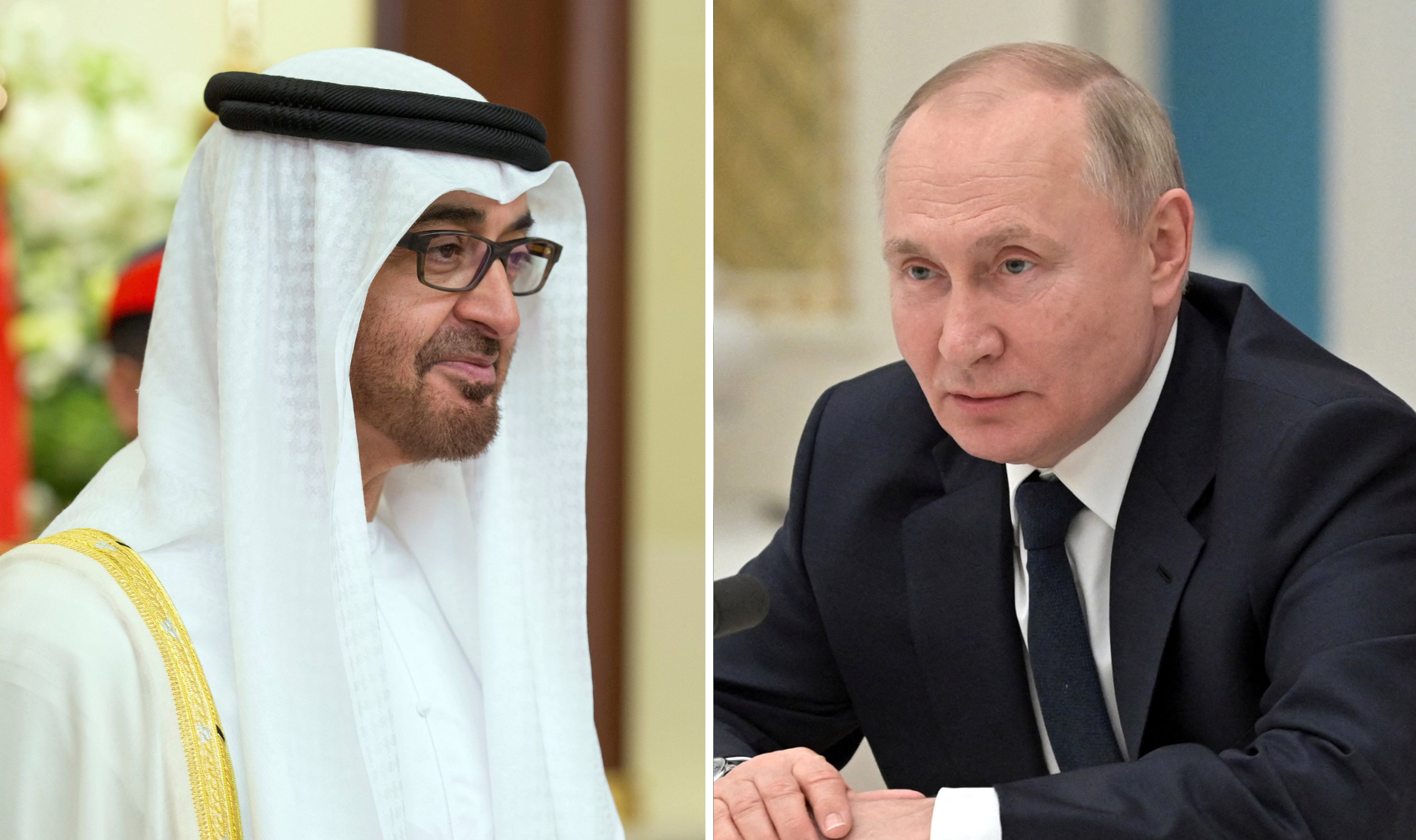 President Sheikh Mohamed holds call with Russian President Vladimir Putin