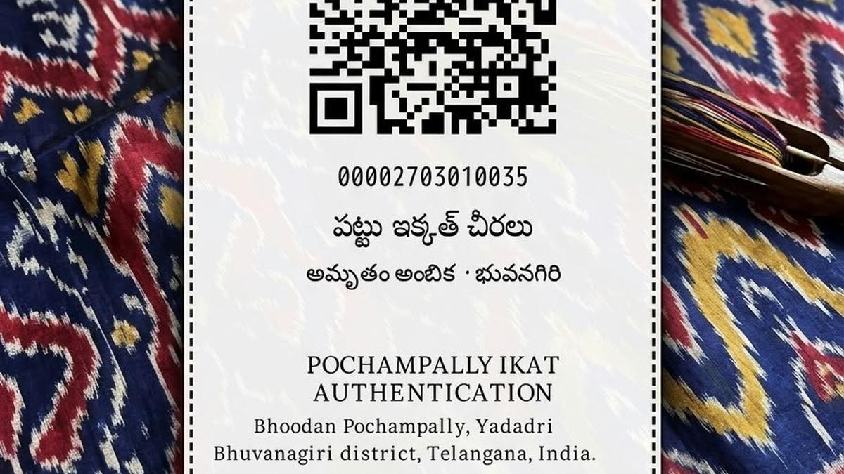 Who wove your handloom sari? In Telangana’s Yadadri Bhuvanagiri, the answer is a QR scan away