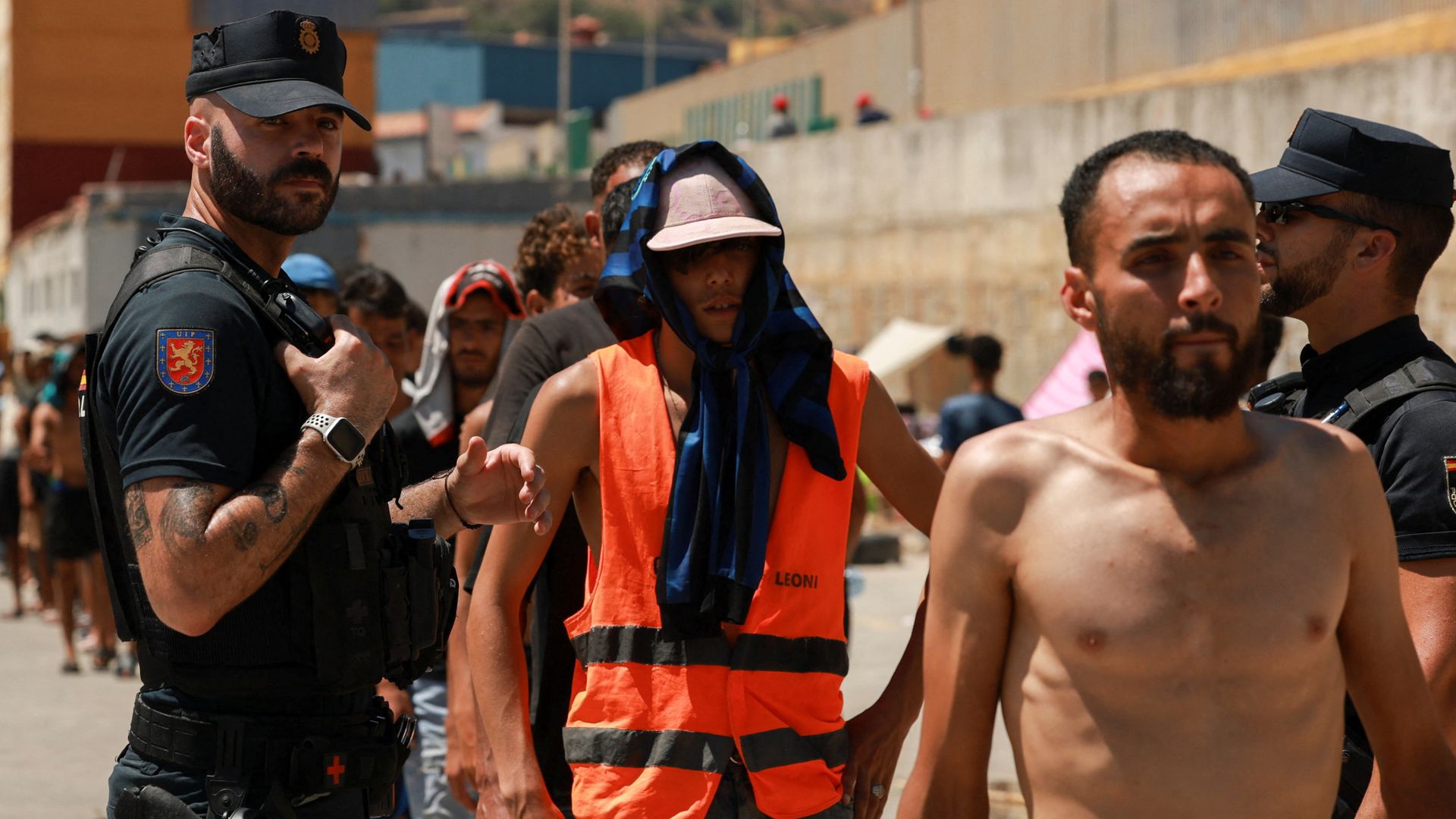 Spain and Italy row over border controls following Morocco migrant influx
