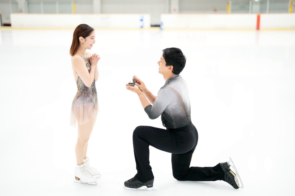 Japanese Olympic skater duo Kihara Ryūichi and Riku Miura announce engagement in heartfelt post