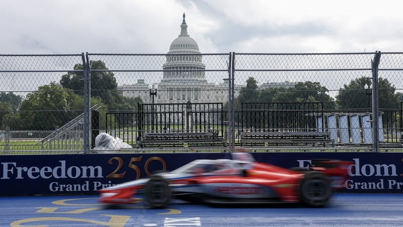 IndyCars zip by Washington landmarks ahead of Freedom 250