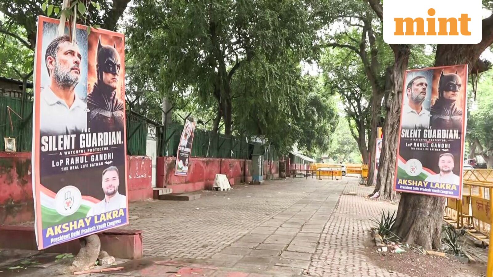 Rahul Gandhi a ‘Real Life Batman’? Posters put up near Congress HQs in Delhi hail him as ‘Watchful Protector’