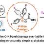 Photocatalytic method cleaves strong C–H bonds while preserving weaker C–Si bonds