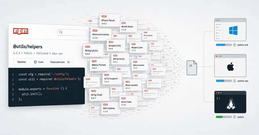 Nearly 800 Malicious npm Packages Deliver Cross-Platform RAT and Infostealer