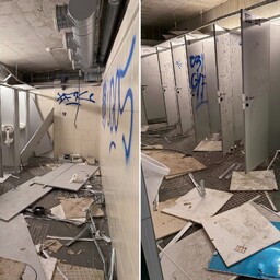 Rampaging Swedish football fans vandalize Tallinn's Lilleküla Stadium