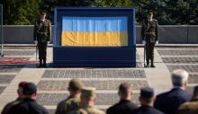 Symbol of Resilience and Unity: Ukraine’s State Flag Ceremonially Raised in Kyiv
