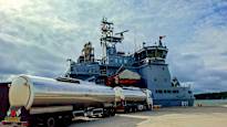 Workers extract 60,000 liters of fuel oil from Finnish warship that sank in 1941