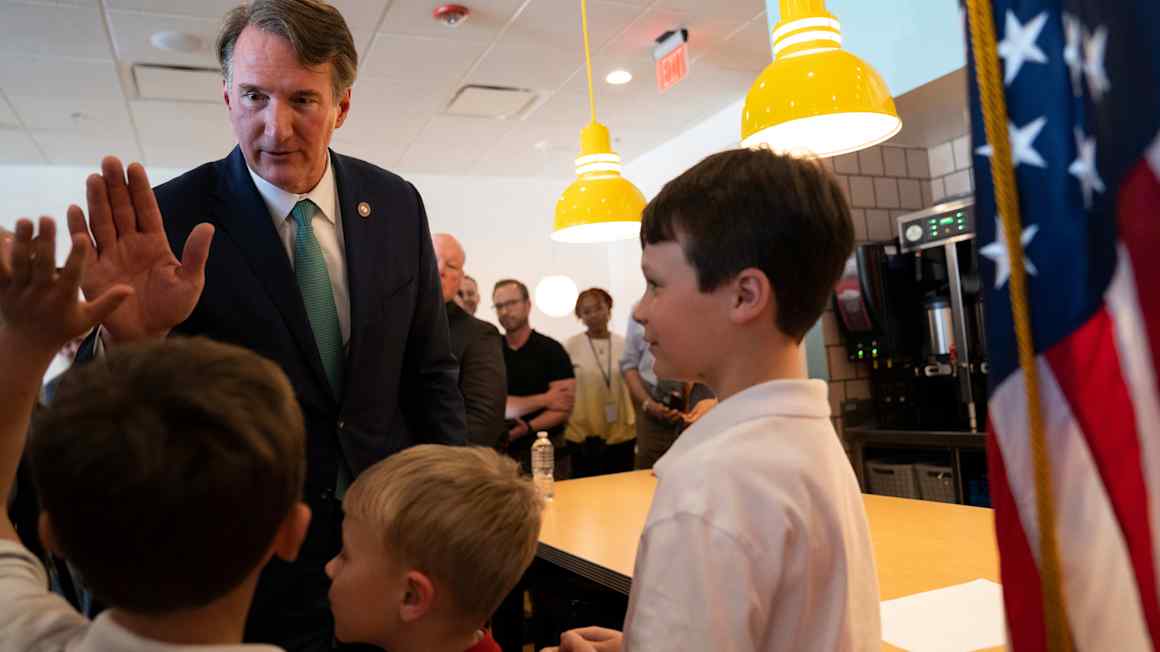 Youngkin’s swing-state school campaign fuels White House speculation