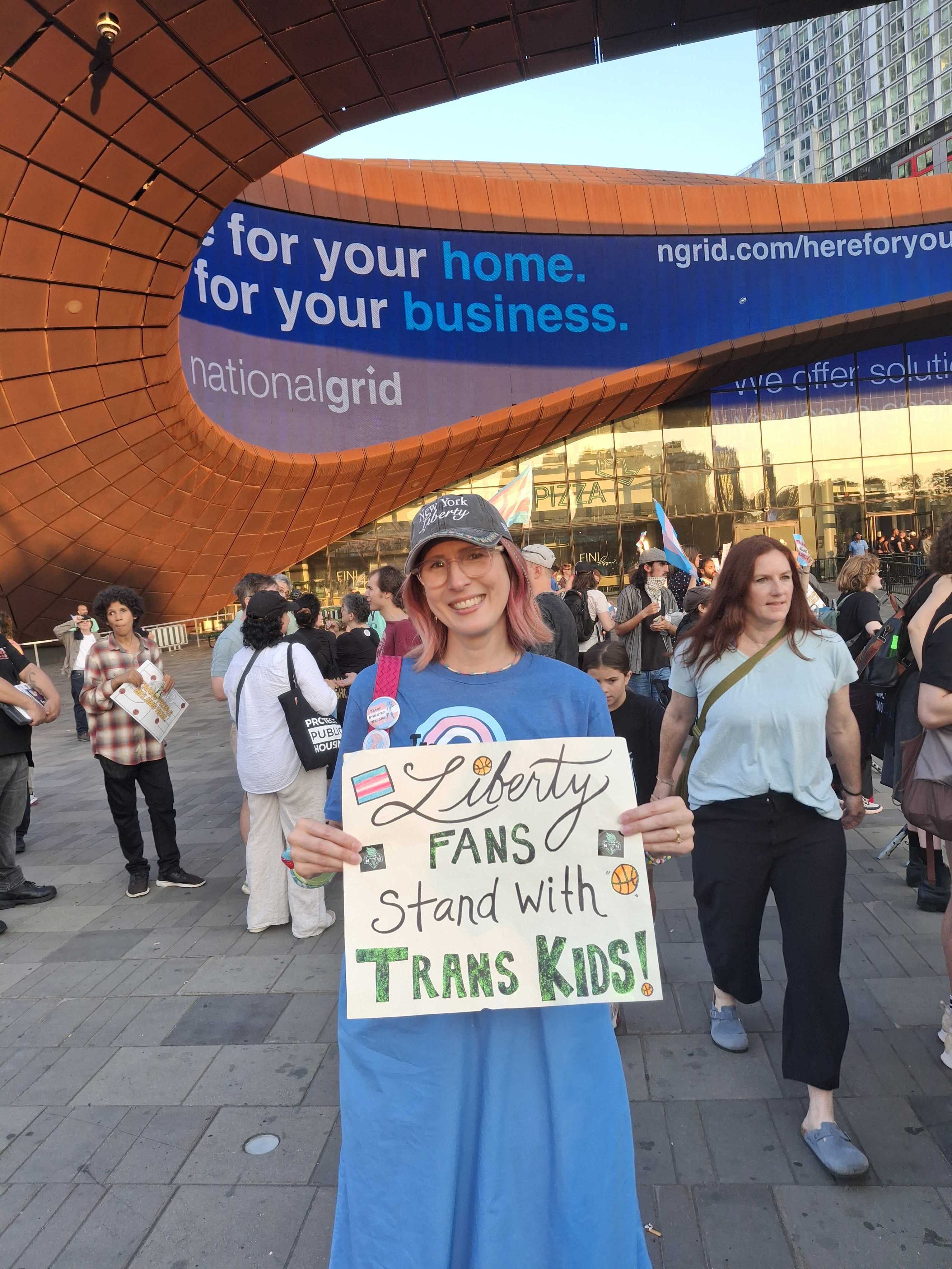 Rallygoers Meet the Trans Athlete Culture Wars With Celebration
