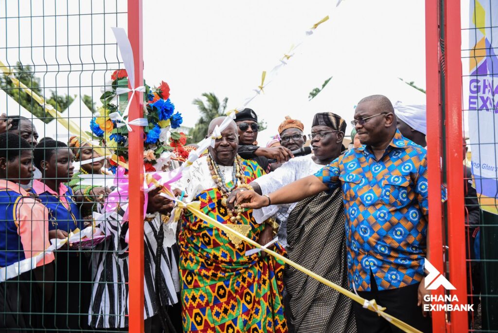 Ghana EXIM Bank’s 10th anniversary CSR project transforms Hogbe Park into a modern astro turf facility