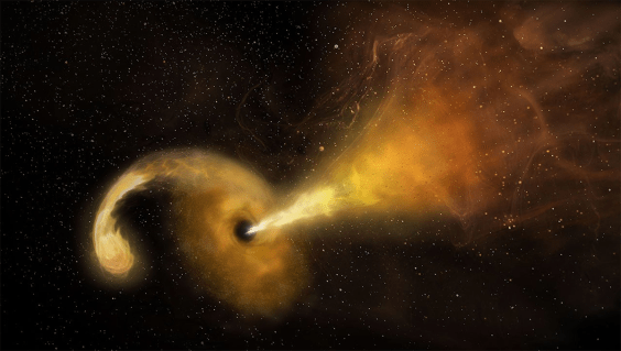NASA Just Spotted a Wandering Black Hole Devouring a Star