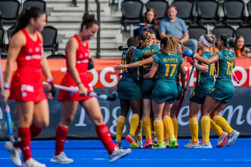 South Africa's hockey women claim first World Cup win as men are held by Malaysia