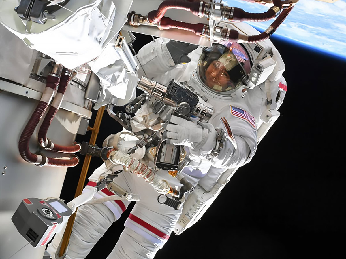 Space Station Crew Wraps Busy Week, Plans New Date for US Spacewalk 97