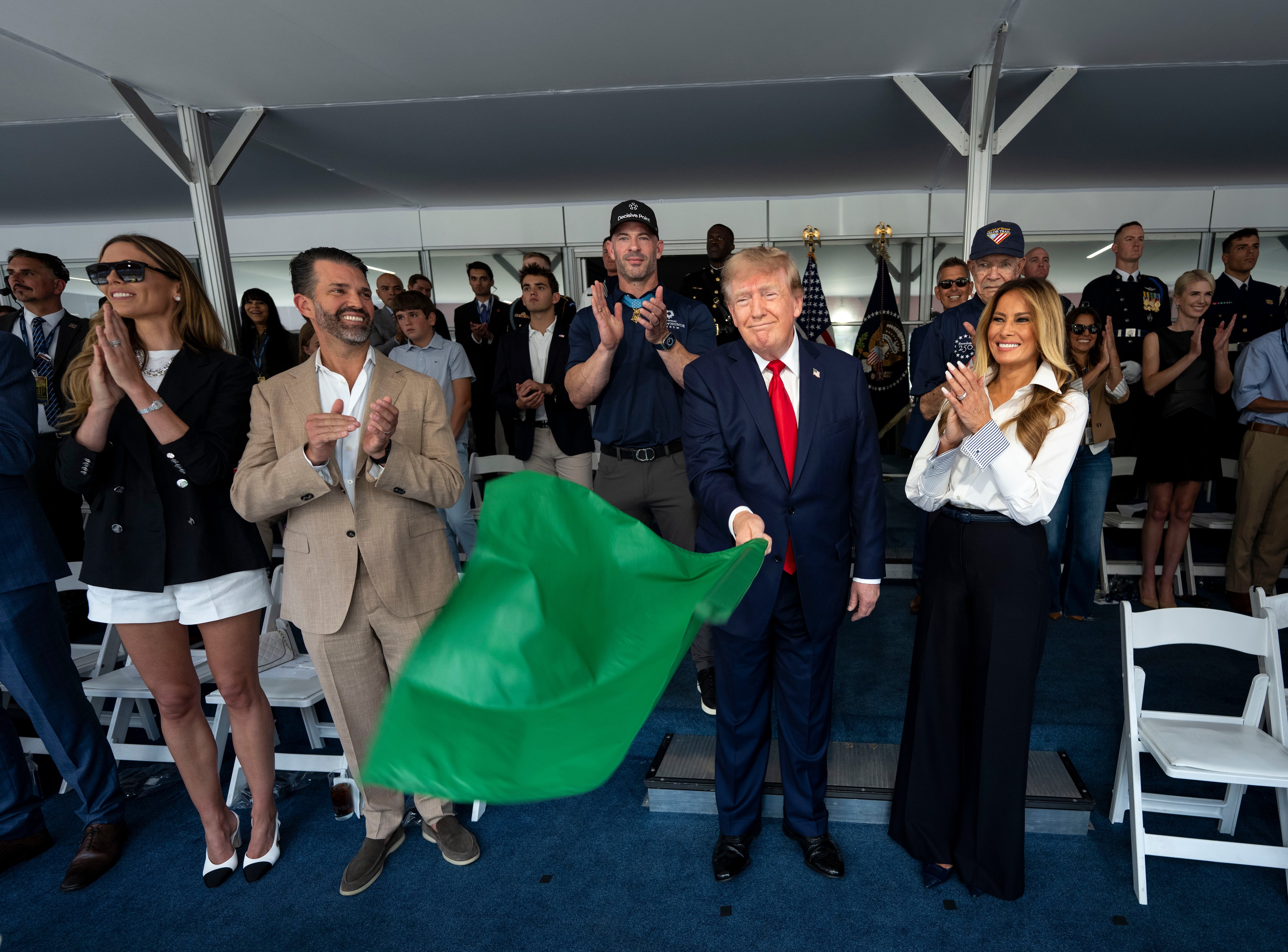 Trump clausura el 250 aniversario de EE. UU. con una carrera de Indycar en las calles de Washington