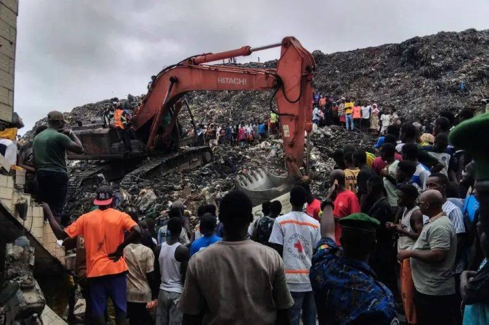 Landfill collapse in Guinea kills at least 30