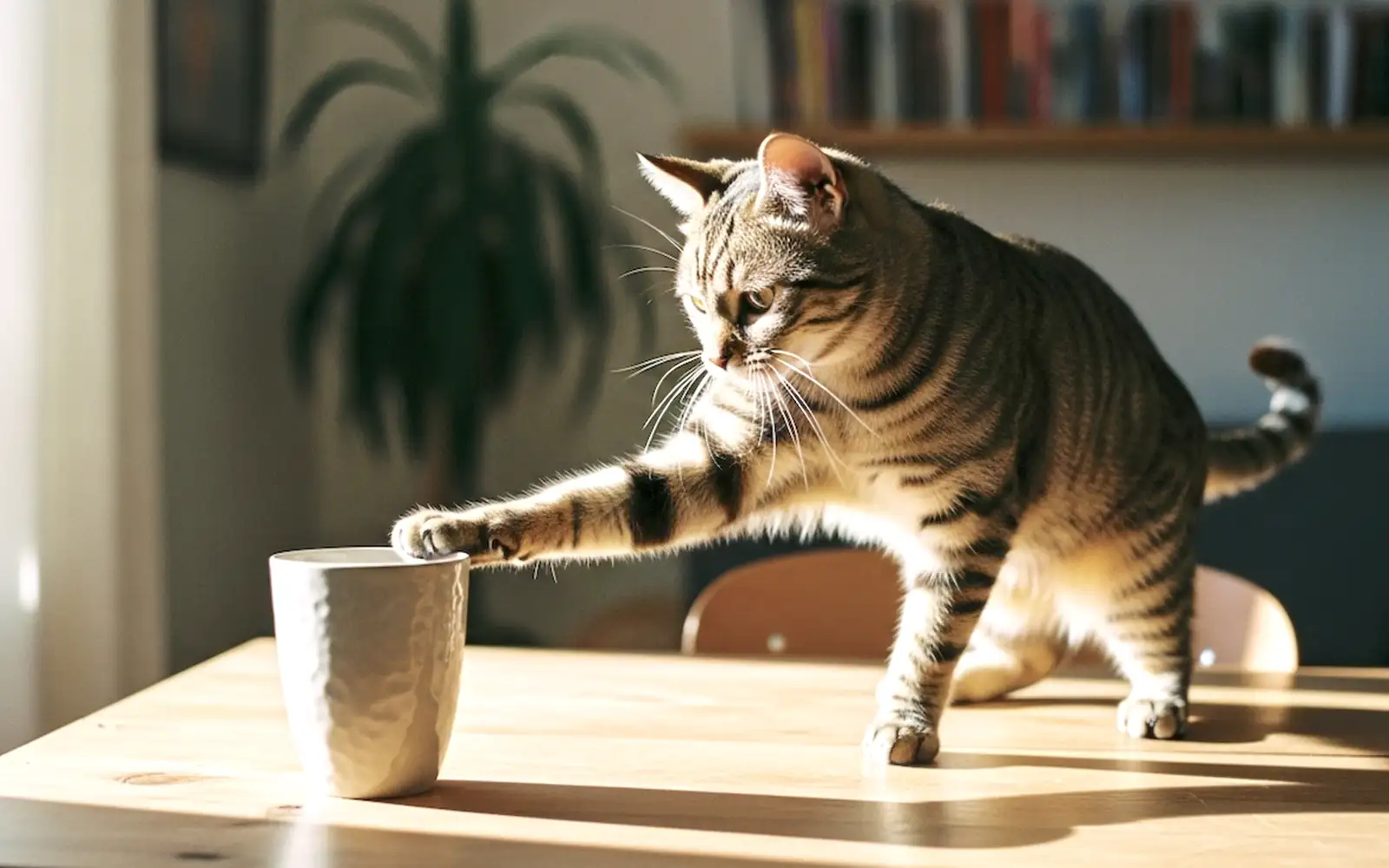 Meows and mischief: why do cats knock things off tables?