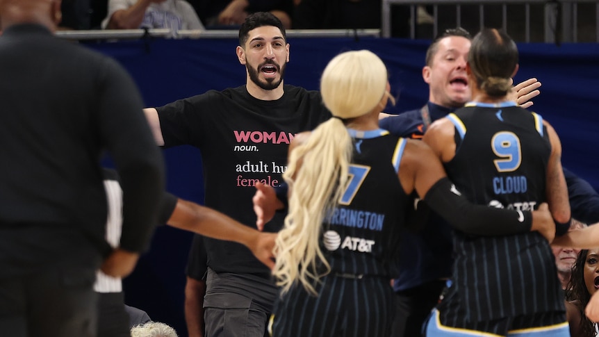 Former NBA player who says he identifies as woman ejected from WNBA game