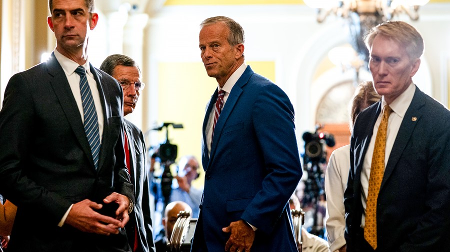 Thune, Trump, Senate conservatives reach deal to set aside budget, SAVE America Act impasse