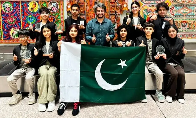 Pakistani students win laurels at UN event