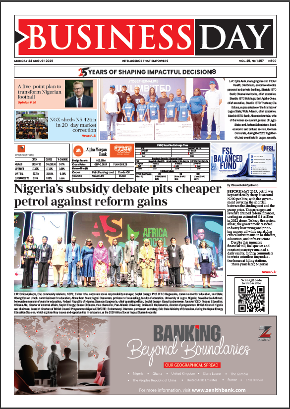BusinessDay 24th Aug 2026