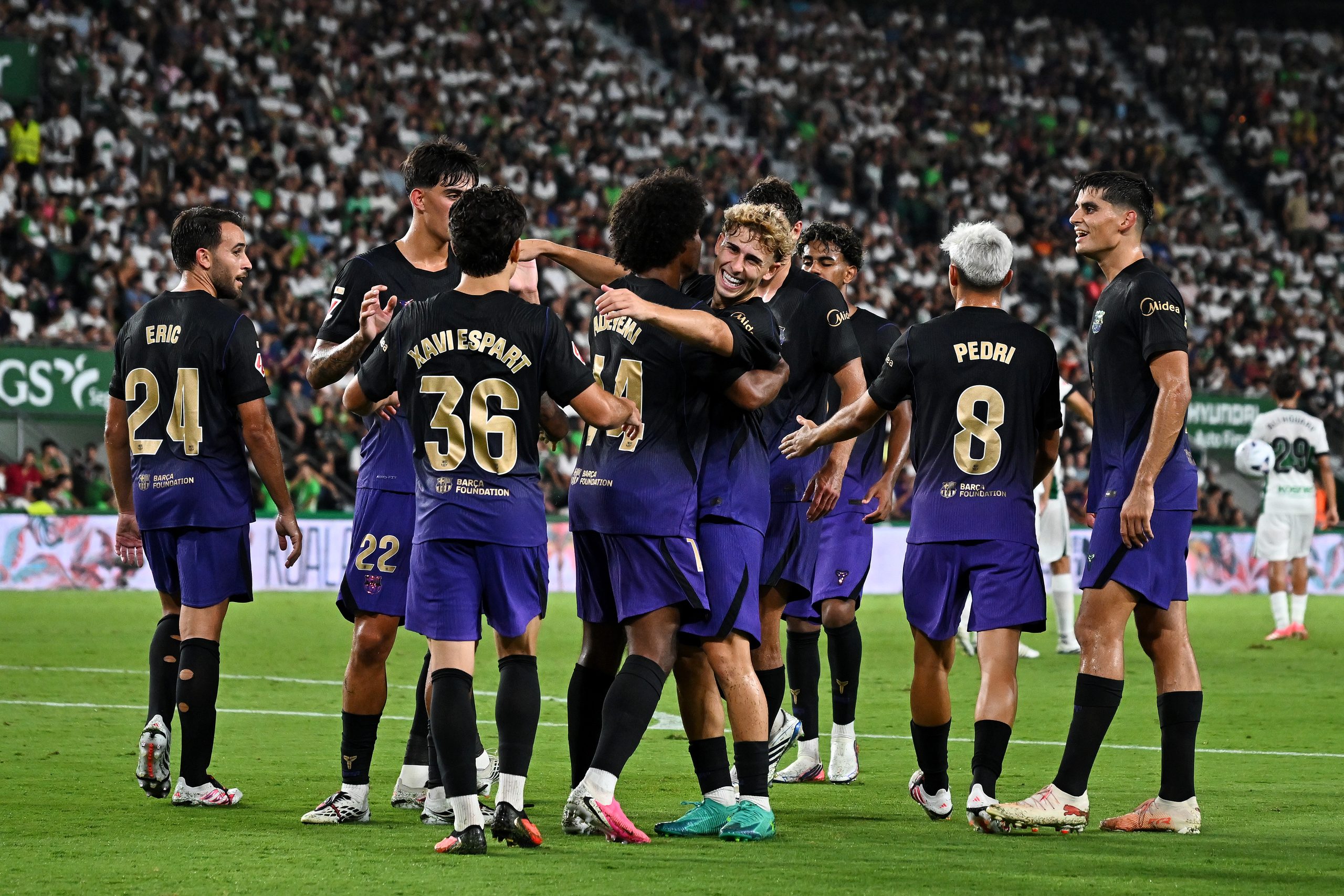 Warning to Real Madrid: Barcelona beat Elche 5-0 as Adeyemi and Gordon get off to a brilliant start in La Liga