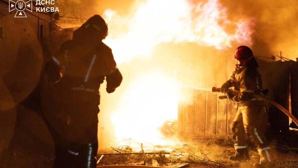 Russian strikes kill three near Kyiv, Zelensky makes landmark visit to Serbia