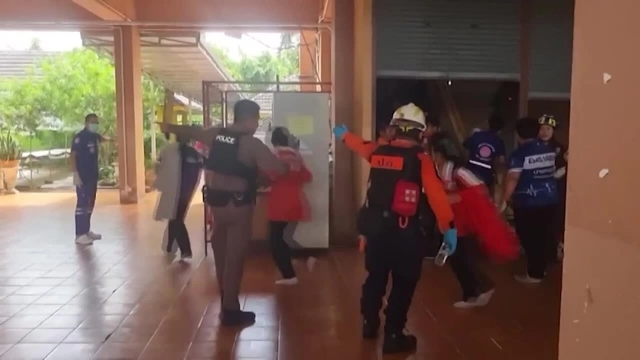 Thai officials revise down death toll in school shooting as PM cites 'academic stress'