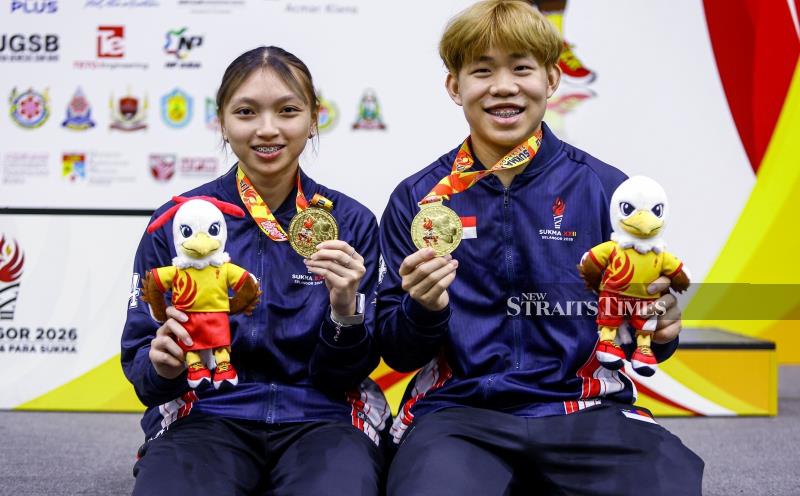 Sweet finish for Aaron as Melaka retain mixed doubles gold