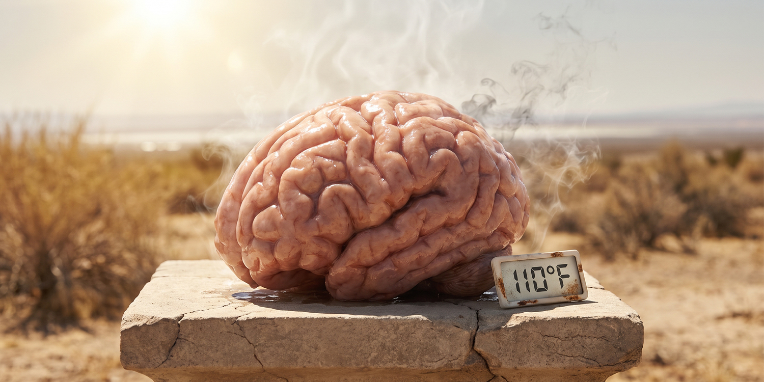 The physiological reasons the human brain struggles to process information in extreme heat