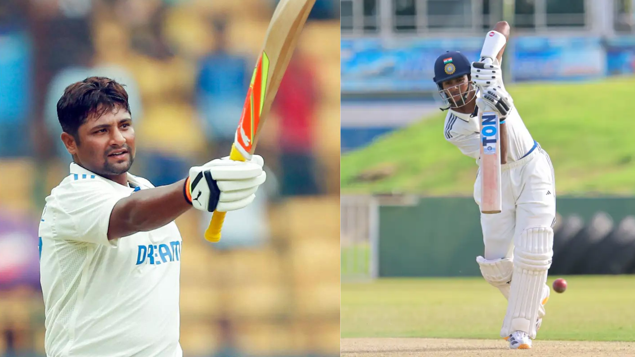 Sarfaraz Khan in contention to replace Sai Sudharsan for Sri Lanka Tests