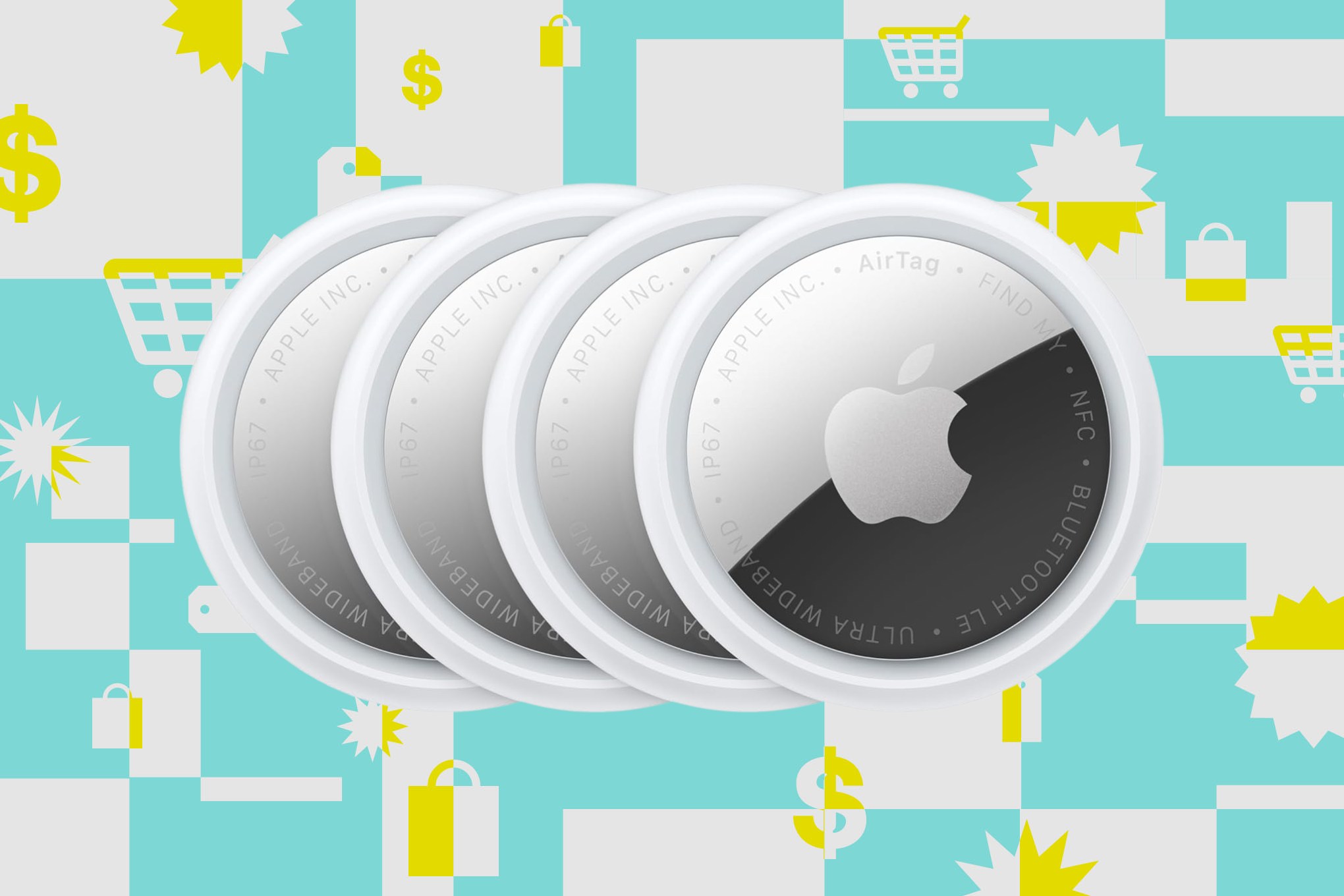 Apple’s four-pack of second-gen AirTags are $20 off