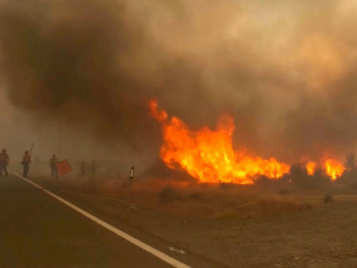 Reno wildfire forces 42,000 to evacuate as Hawk Fire races towards city