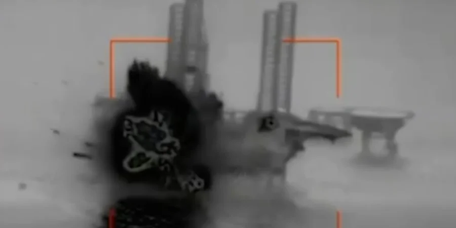 Ukraine's Navy hits Russian drone hub on Black Sea platform