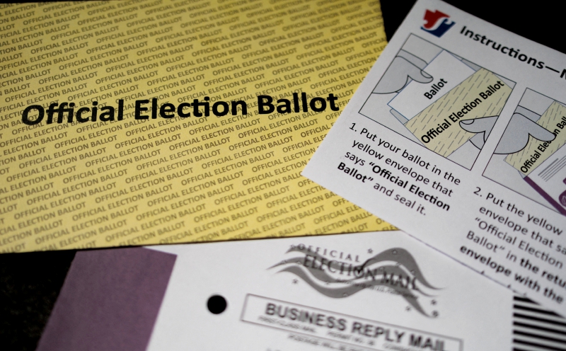 Top court upholds Trump bid to curb mail-in ballots for now