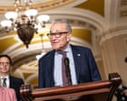 Blanche confirmation allows Trump to continue ‘pervasive, breathtaking corruption’, says Schumer – US politics live