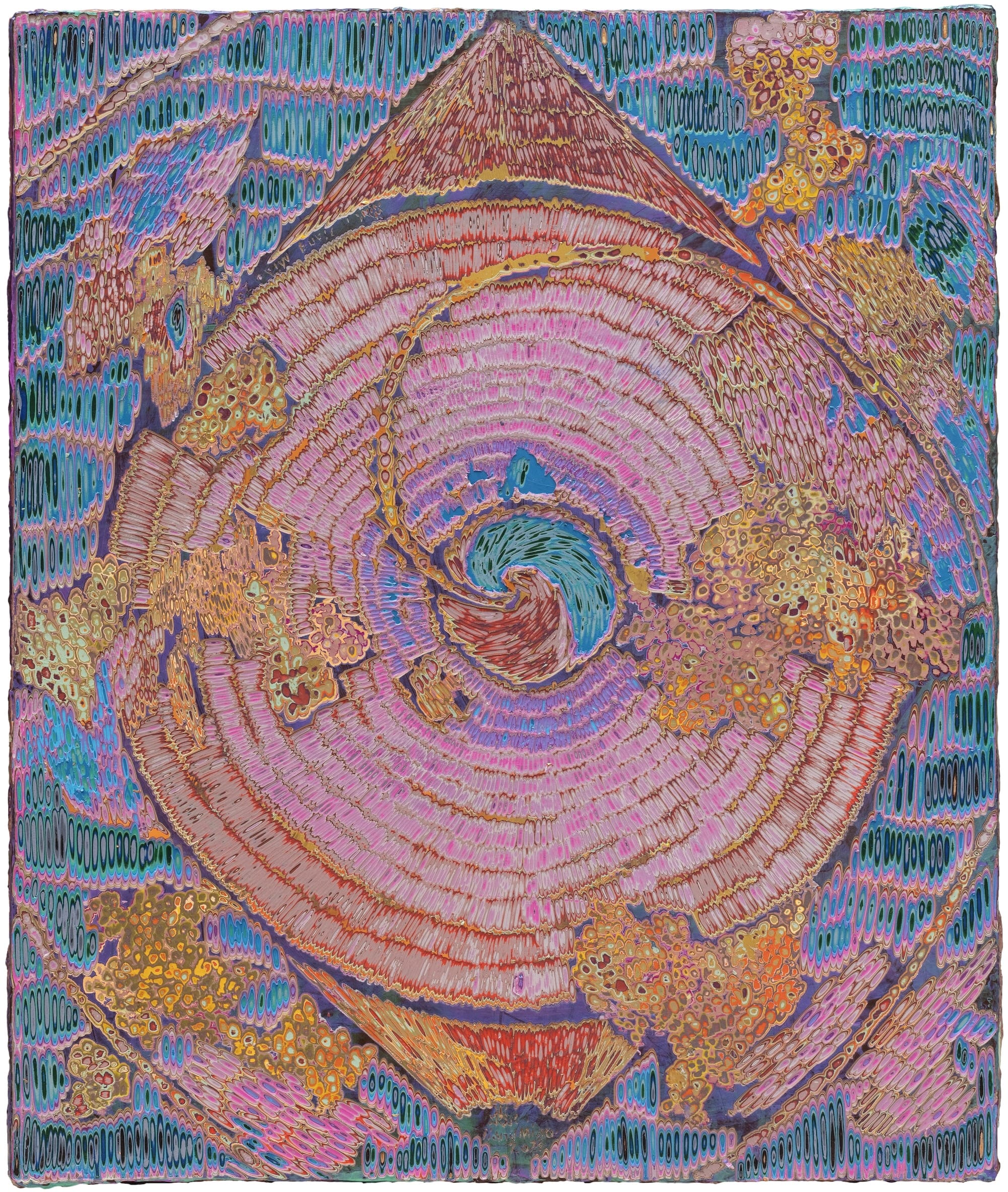 Monumental Painted Wood Carvings by Jiang Miao Center Mindfulness