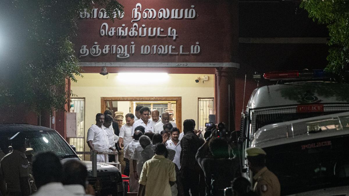 Udhayanidhi Stalin released after questioning at Sengipatti police station