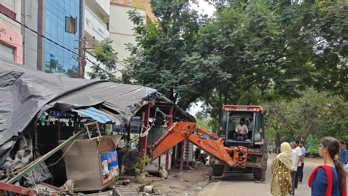 Cyberabad civic body removes 290 encroachments across three zones on August 7