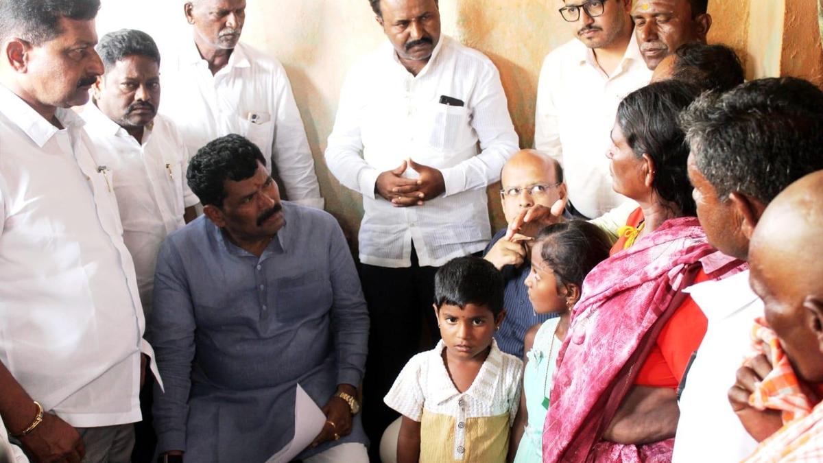 Tangadagi consoles family of landslide victims, promises continued support