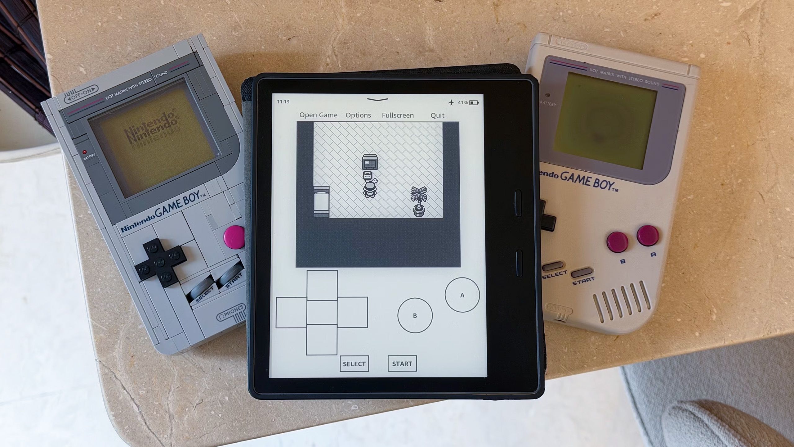 I transformed my Kindle into an e-ink Game Boy, and now I can't put it down