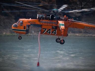 WATCH: Helicopter involved in fighting wildfires crashes, Utah authorities say