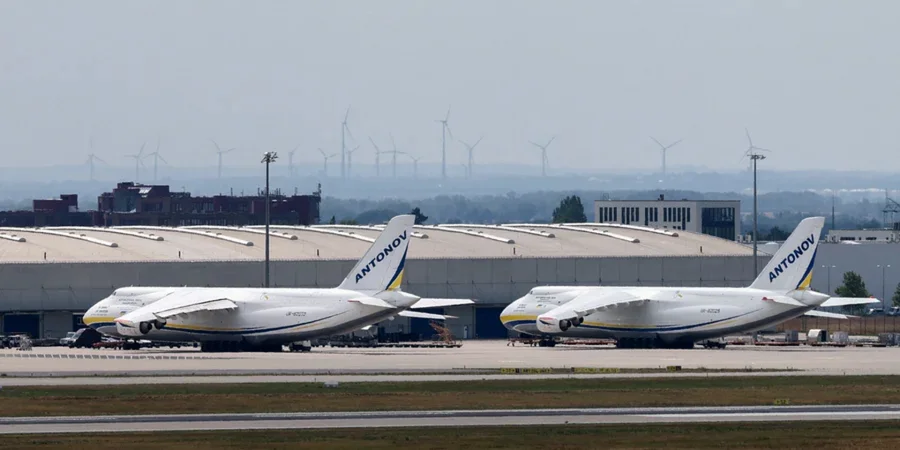 Three drones reportedly used in attack targeting Ukrainian An-124 in Germany