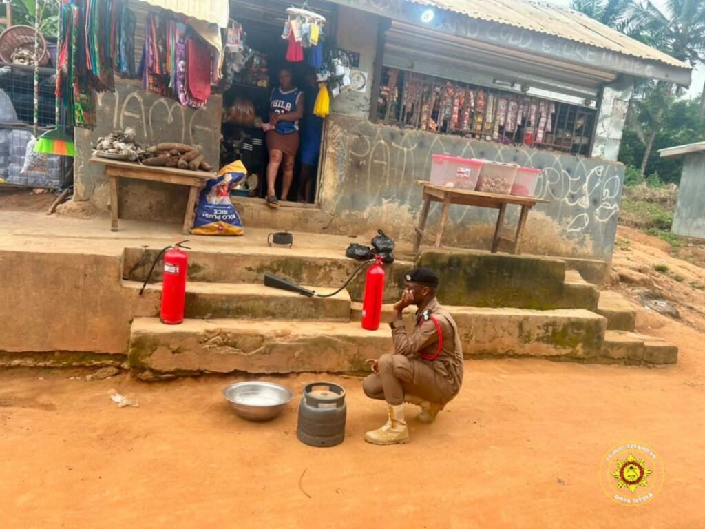 GNFS Ashanti region intensifies fire safety education across markets, schools and fuel stations