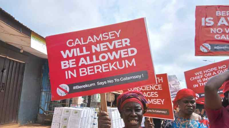 Berekum residents to protest over alleged destruction linked to illegal mining